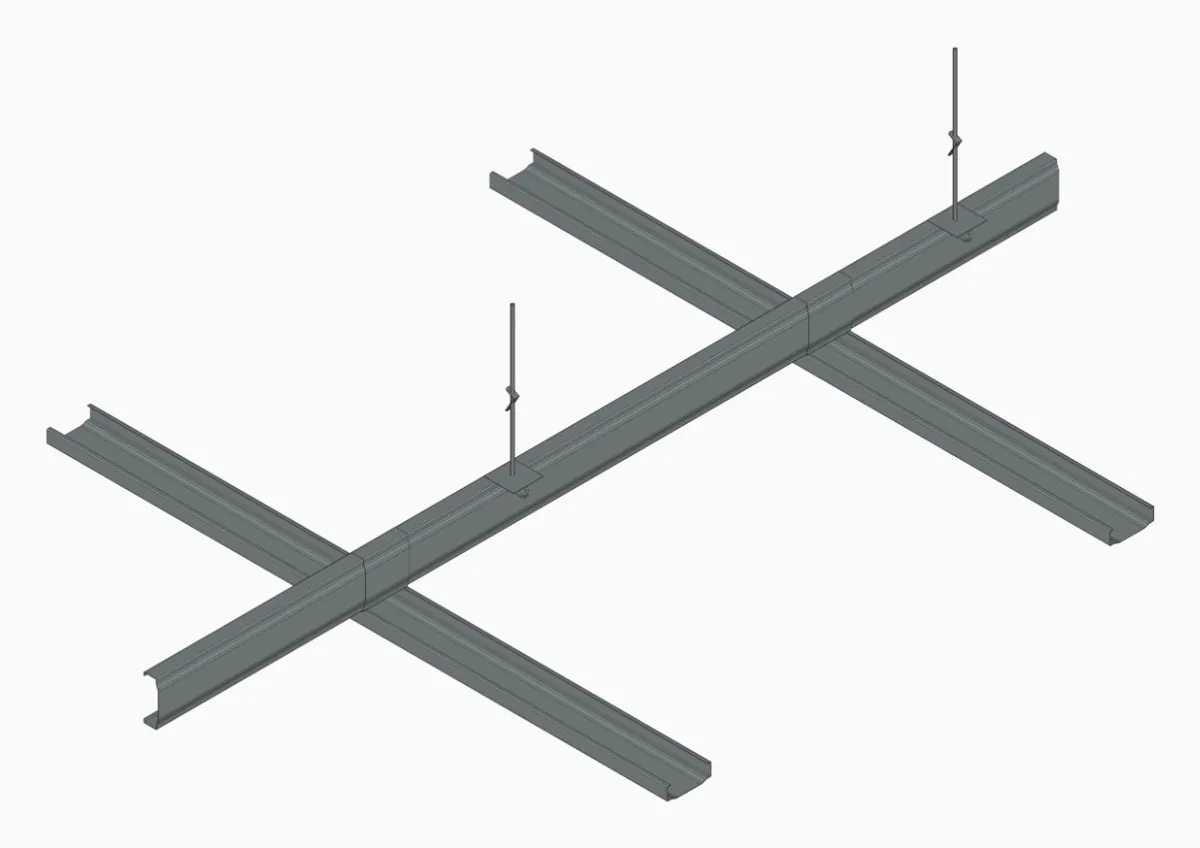 Steel C-channel roof members